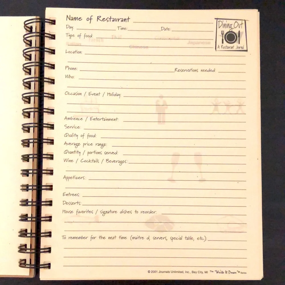 Like New- Writing Journal -  